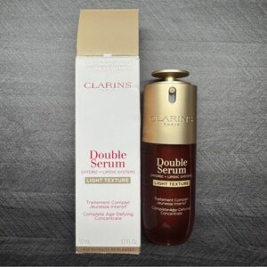 Clarins Double Serum Light Texture Complete Age-Defying Concentrate 50ml NIB